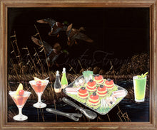Load image into Gallery viewer, "Ducks Drop In For Drinks" by Teresa Petersen