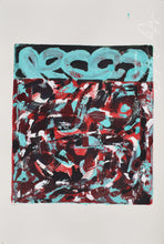 Load image into Gallery viewer, Turquoise and Red by Deborah Friedman