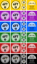 Load image into Gallery viewer, Covid-19 Safety Signs, 5 Pack Set