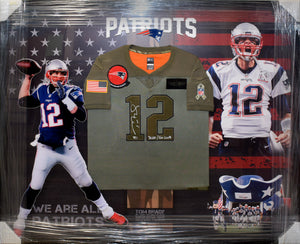 Tom Brady "Salute to Service" Jersey, Signed