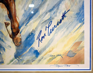 Ron Turcotte & Secretariat Lithograph by Doug West, Signed