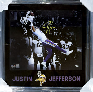 Justin Jefferson 16x20, Signed