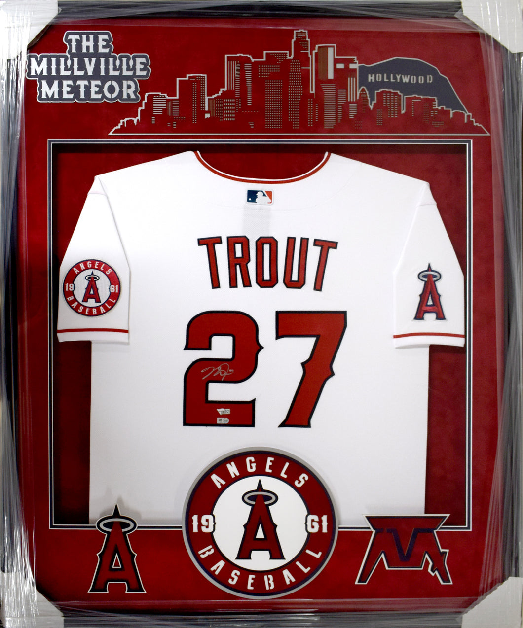 Mike Trout Skyline Jersey, Signed