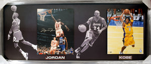 Michael Jordan & Kobe Bryant 16x20s, Signed