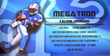 Load image into Gallery viewer, Barry Sanders &amp; Calvin Johnson Detroit Skyline, Signed