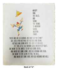 Load image into Gallery viewer, Vintage Nursery Rhymes Pages