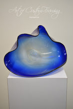 Load image into Gallery viewer, Blue Glass Bowl by David Thai
