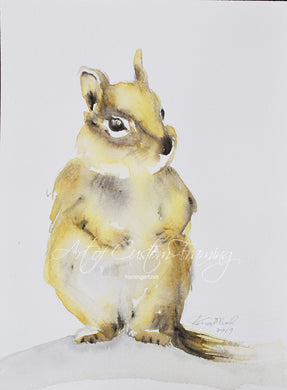 Chipmunk #2 by Peggy O'Neil