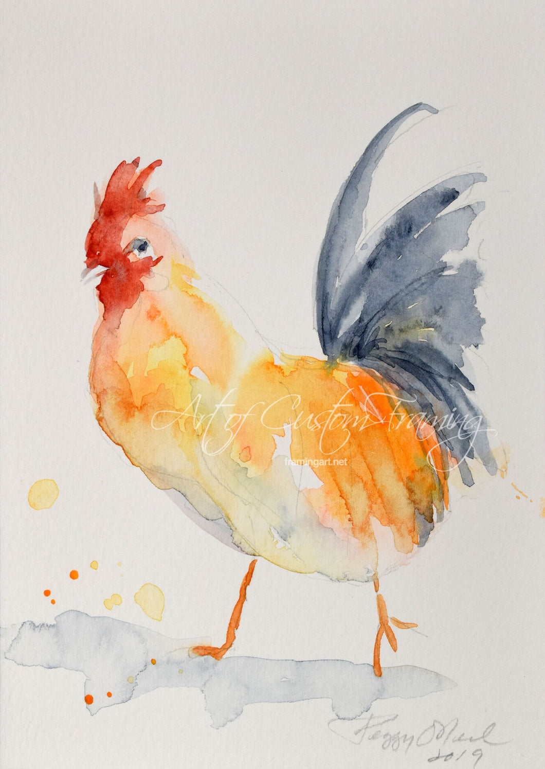 Rooster by Peggy O'Neil