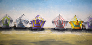"Beach Umbrellas" by Harold Braul