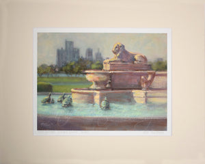 "Scott Fountain, Lion and Turtles" By Roselyn Rhodes