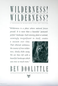 "Wilderness! Wilderness?" by Bev Doolittle