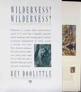 "Wilderness! Wilderness?" by Bev Doolittle