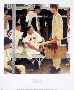 "The Rookie" by Norman Rockwell
