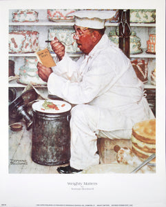 "Weighty Matters" by Norman Rockwell