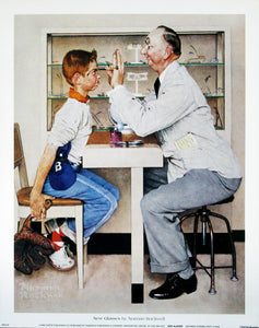 "New Glasses" by Norman Rockwell