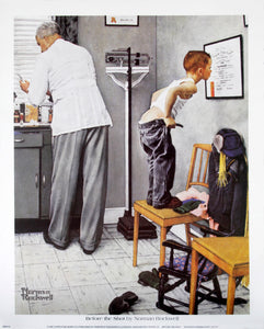 "Before the Shot" by Norman Rockwell