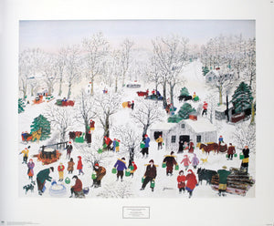 "Sugaring Off" by Grandma Moses