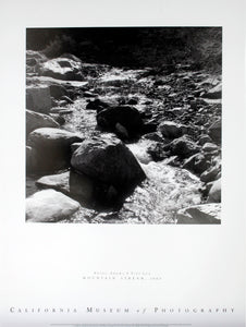 "Mountain Stream-1965" by Ansel Adams