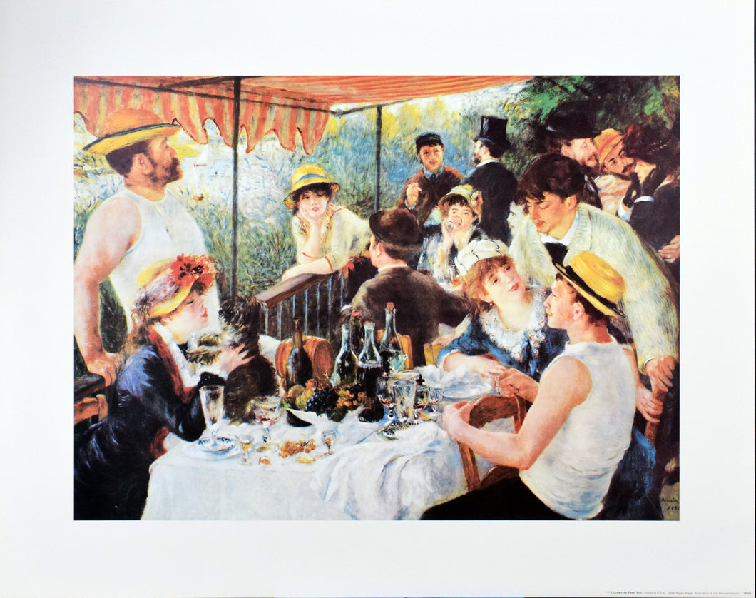 Luncheon of the Boating Party by Pierre-Auguste Renoir