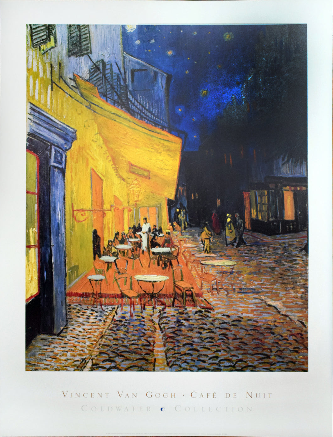 Cafe at Night by Vincent Van Gogh Poster Coldwater Collection 