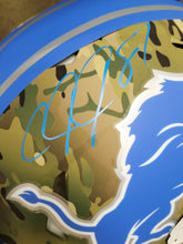 Load image into Gallery viewer, Calvin Johnson Camo Helmet, Signed