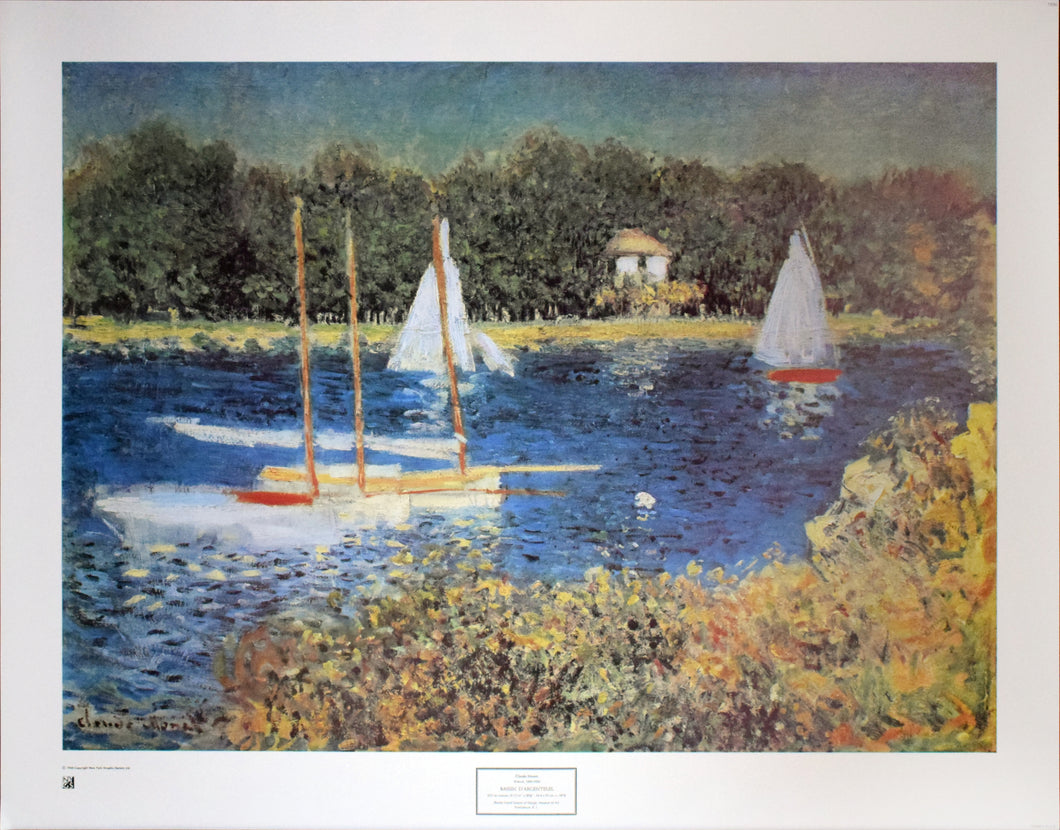 Bassin D'Argenteuil by Claude Monet