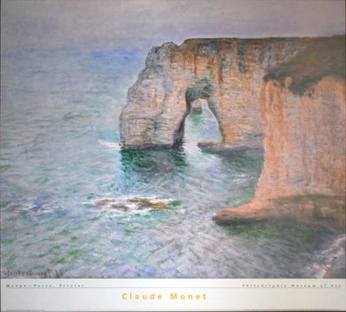 Manne-Porte, Etretat by Claude Monet