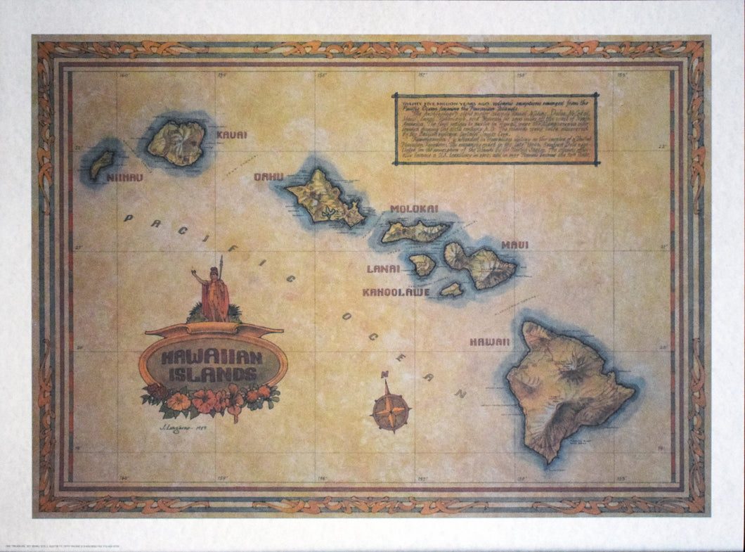 Hawaiian Islands by J. Longacre