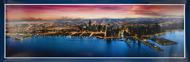 Chicago Skyline at Sunset by Jim Kegley
