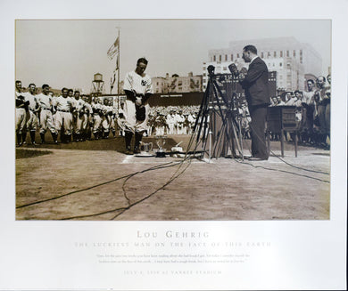 Lou Gehrig Farwell