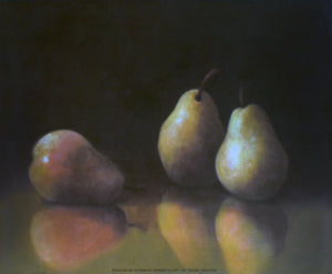 Three Pears Still Life