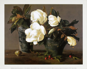 "Magnolias with Crab Apples" by Joe Anna Arnett