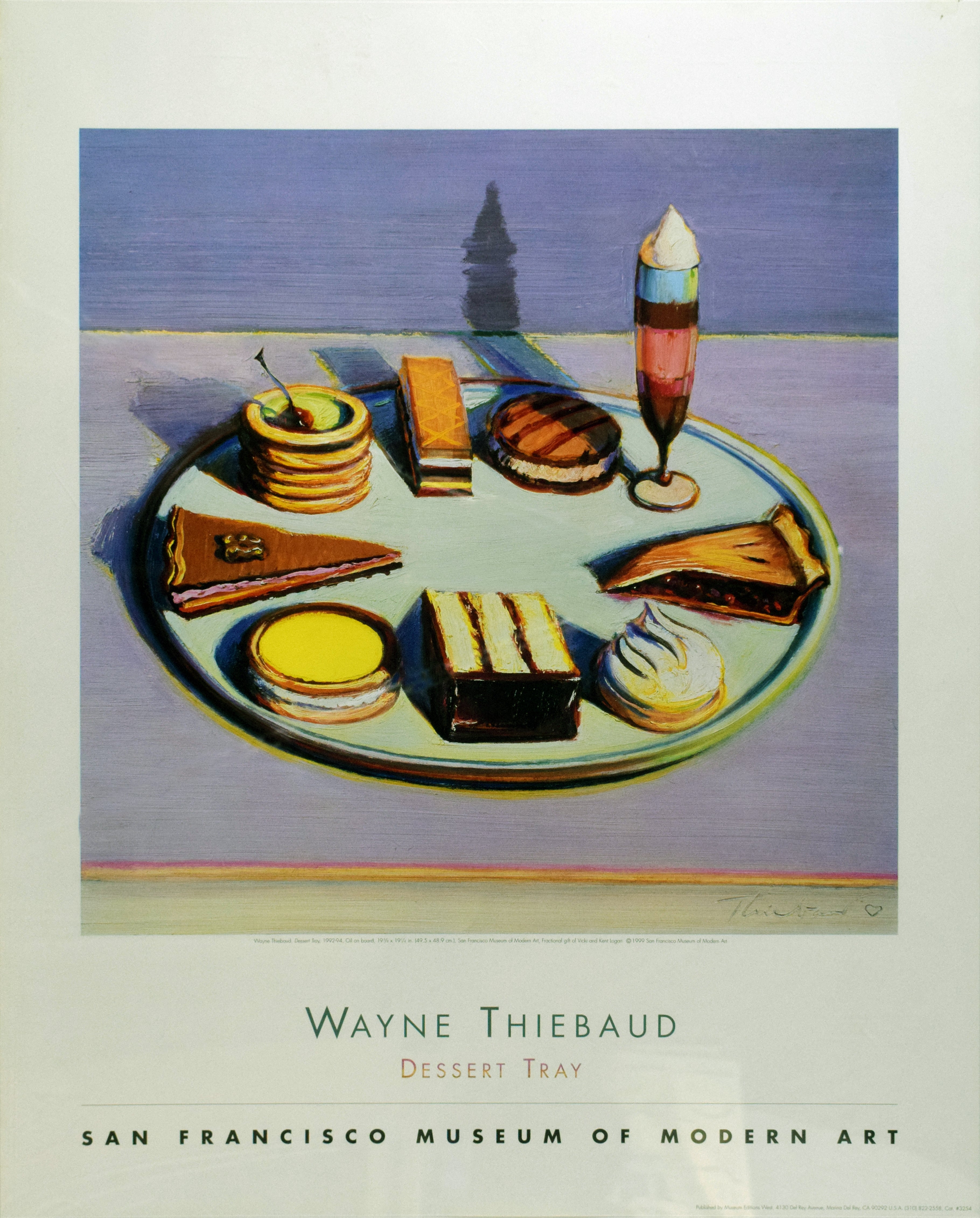 Dessert Tray by Wayne Thiebaud – The Art of Custom Framing