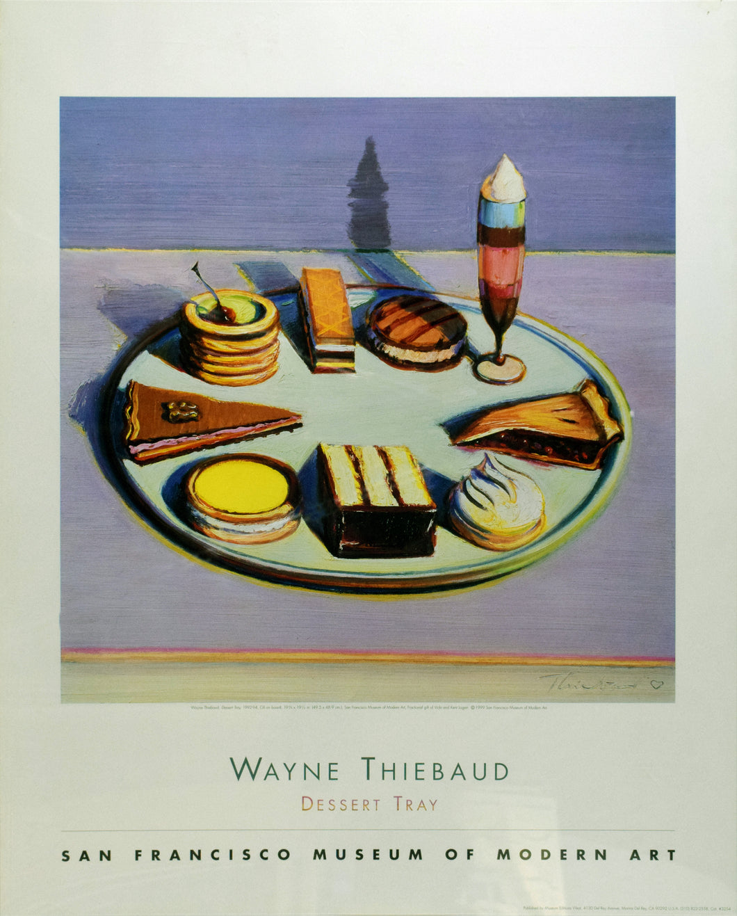 Dessert Tray by Wayne Thiebaud