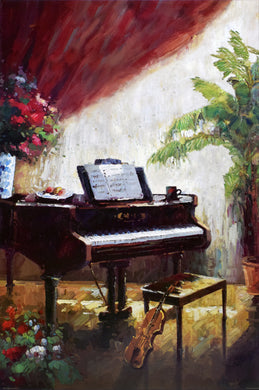Piano Parlour by C. Bailey