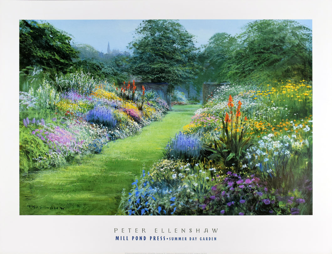 Summer Day Garden by Peter Ellenshaw