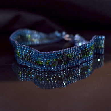 Blue/Green Band Bracelet