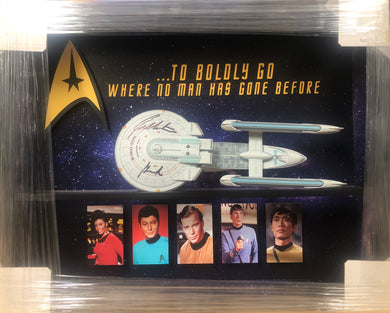 Star Trek Enterprise Toy, Signed