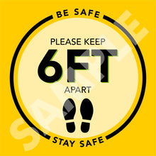Load image into Gallery viewer, Covid-19 Safety Signs, 5 Pack Set