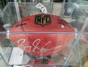 Barry Sanders Football with Case, Signed